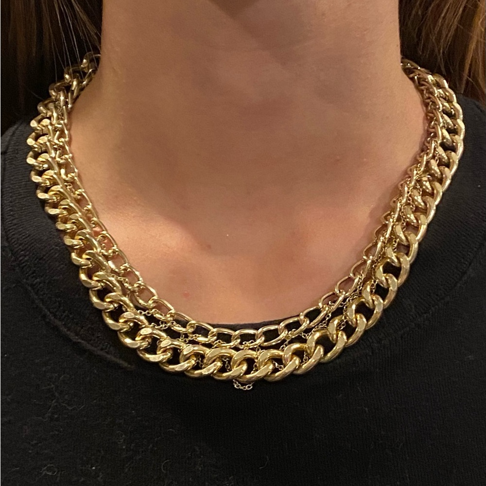 Chunky Gold Chain Necklace